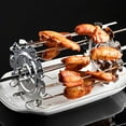 thumbnail image 1 of YOPTOP Barbecue Rôtissoire en Métal d'Acier Brochettes de Rôtissoire Cage à Aiguilles Four Fabricant de Kebab Gril, 1 of 11