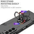 thumbnail image 4 of Galaxy Z Fold 2 Case with 360°Rotate Ring Holder, Allytech Premium Hard PC Scratch Resistant Anti-Drop Viewing Kickstand Folio Foldable Cover for Samsung Galaxy Z Fold 2 5G(2020), Black, 4 of 10