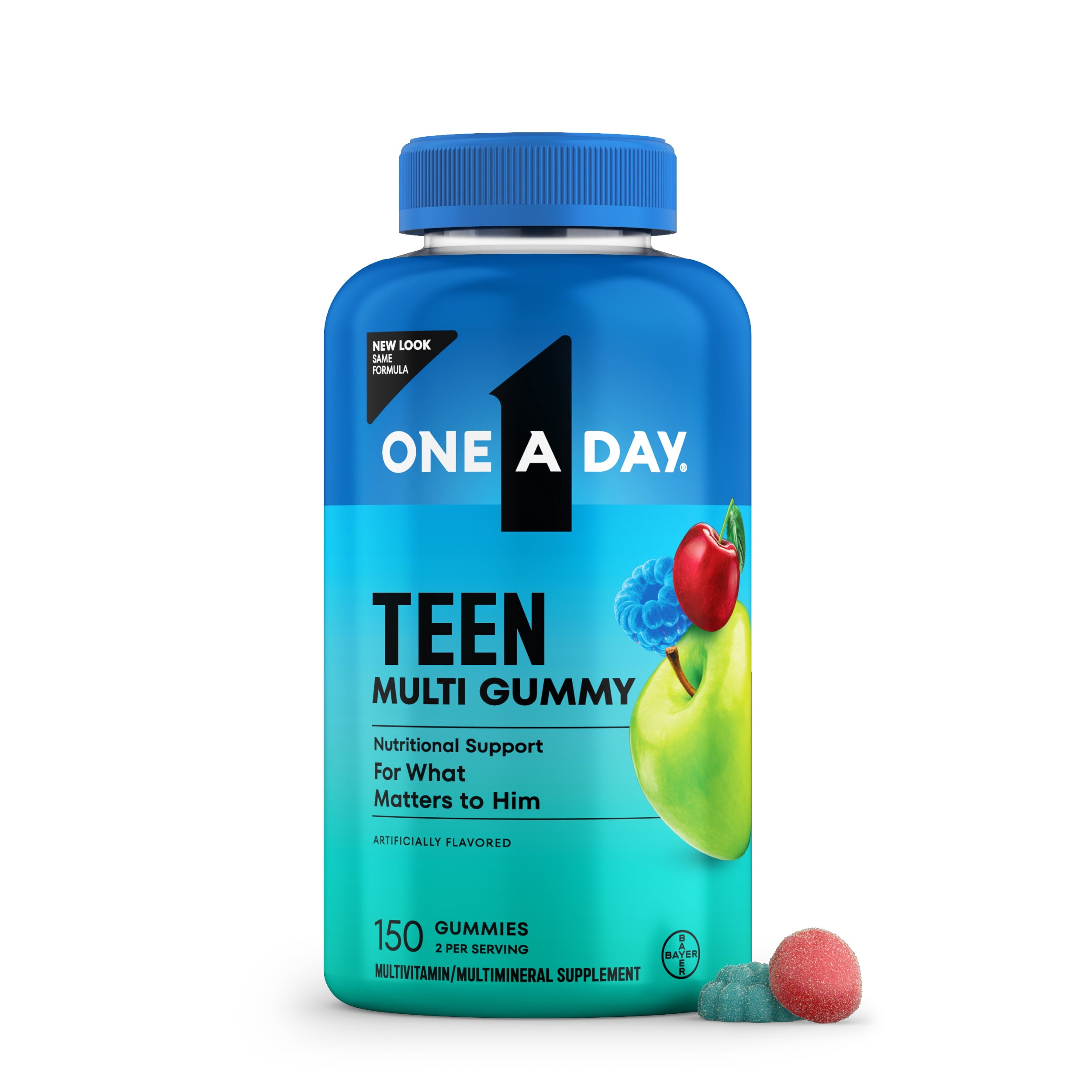 One A Day Teen Multivitamin for Boys, Teen Gummy Vitamins, Healthy Muscles, 150 Count