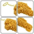 thumbnail image 4 of Fiudx Liquidación de ahorros de verano Llavero de pollo frito cocido falso, simulación de modelo de comida artificial, accesorios de comida falsa, carne para cocina, decoración del hogar, fiesta, mer, 4 of 7