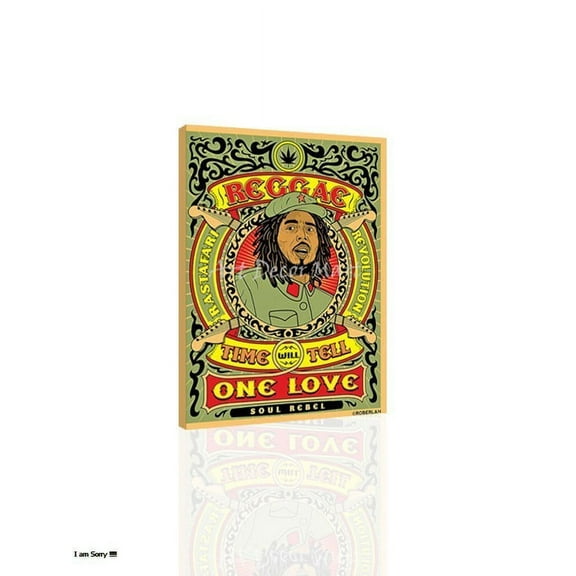 Reggae Time Will Tell - CANVAS OR WALL ART PRINT PRINT