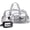 Clear-Grey, variant on Small Gym Bag for Women, Travel Duffle Bag Carry On Weekender Bag with Shoe Compartment