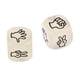 thumbnail image 5 of 2 piezas divertidos dados piedra-papel-tijeras para de de dados para D&D RPG, 5 of 7