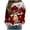 2-Red, variant on Sweaters for Women Christmas Baggy Sweat Shirts Women Teen Girls Long Sleeve Christmas Zip Up Hoodie Crewneck Sweatshirt Cute Reindeer Comfy Sweatshirt Graphic Xmas Shirts