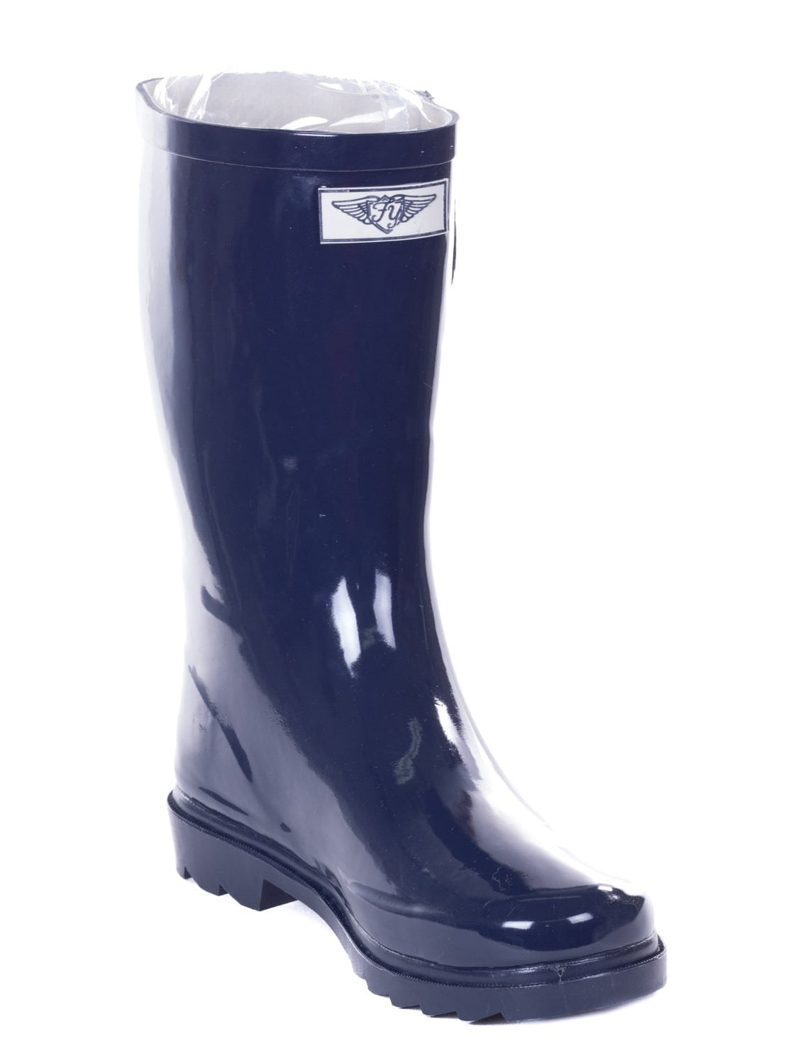 navy blue rain boots womens