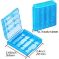 thumbnail image 3 of HUGFEGWE 4 x AA/AAA Battery Storage Case Holder Organizer Box Blue 2Pcs CJB91-112430, 3 of 6