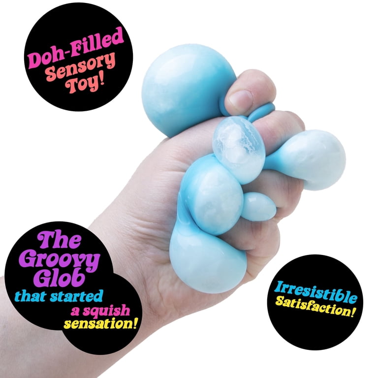 NeeDoh The Groovy Glob Color Change, Stress Ball, fidget, sensory