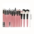 thumbnail image 2 of Dense Foundation Brush Makeup Brushes 22 PCs Makeup Brush Set Synthetic Foundation Brush Blending Face Powder Concealers Eyeshadow Brush Make Up Brushes Set, 2 of 4