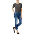 thumbnail image 2 of 7 For All ManKind Womens Destroy Josefina Boyfriend Fit Jeans, Azul, 27 7 For All ManKind Novio en forma, 2 of 2