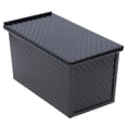 thumbnail image 2 of Carbon Steel Corrugated Bread  Non Stick Pan Pullman Loaf Pan 9X4 Loaf Pans Baking Bread Mould for Dessert  Box Pan, 2 of 7