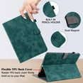 thumbnail image 3 of GSFY Case Compatible with iPad Air 11 Inch M3 (2025) / M2 (2024), iPad Air 10.9'' 5th / 4th Generation (2022/2020), Premium PU Leather Protective Folio Stand Case Multiple Viewing Angles, Dark Green, 3 of 7