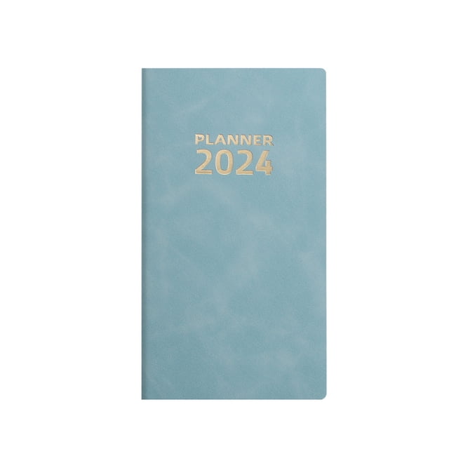 3 uds productos impresos 2024 planificador de bolsillo/calendario de bolsillo 2024 calendario semanal/organizador de planificador semanal