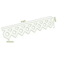 thumbnail image 2 of 4"H x 5/8"P x 48"L Leora Architectural Grade PVC Running Trim, 2 of 13
