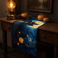 thumbnail image 4 of WWC Halloween Table Runner, 36x13 inch Thick Nylon Table Flag with Ghost Pumpkin Print, Halloween Decor for Dining Table Party, 4 of 6
