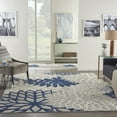 thumbnail image 5 of Nourison Aloha 9' x 12' Ivory Navy Modern Rug, 5 of 10