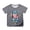 Grey, variant on Graphic Tees for Girls: Short Sleeve Crewneck Tops 5-14 Years Comfortable & Casual for Everyday Wear & Summer Parties