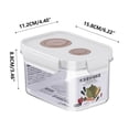thumbnail image 2 of Xihbxyly Ofertas Relámpago de Hoy Caja de Conservación para Congelación En Refrigerador Caja Sellada para Almacenar Alimentos Cesta para Agua y Frutas Caja para Carne y Verduras de Calidad Alimentari, 2 of 2