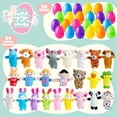 thumbnail image 5 of Joyfy 24 Packs Prefilled Easter Eggs with Toys,Easter Eggs with Finger Puppets Toys for Kids Toddler,Easter Basket Classroom Prize Supplies, 5 of 7