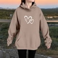 thumbnail image 2 of XXWXYD Youth Hoodie Sweatshirt Boys Girls Fleece Pullover Top Fashion Kids Teen Casual Winter Warm Cozy Loungewear Streetwear Everyday Outerwear, 2 of 7