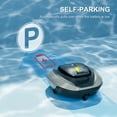 thumbnail image 5 of Robotic Pool Cleaner, Pool Vacuum For Above Ground Pool, Cordless Pool Vacuum Robot With Dirt-Lock Tech, 5 of 8