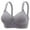 Grey, variant on Women's Oversized Wireless Bra - Sweat Wicking, Breathable, Adjustable Support, Beautiful Back Design, Nylon Spandex, US/UK EU Size Conversion, Machine Washable