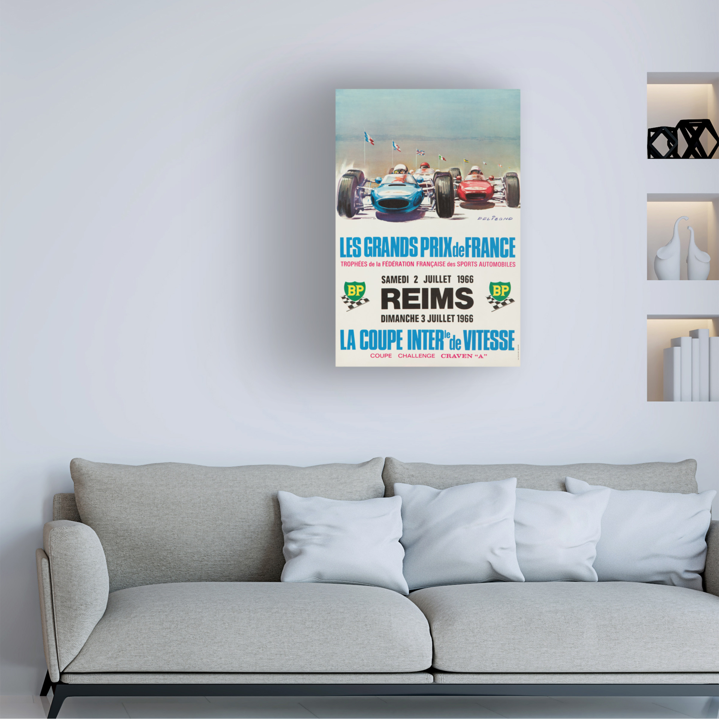 Lantern Press 'Racecar 3' Canvas Art