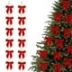 thumbnail image 1 of xihome 12 lazos navideños de terciopelo para coronas de rbol, envoltorios de regalos, manualidades, decoracin de fiestas, bolsas de dulces y decoracin navideña del hogar., 1 of 8