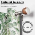 thumbnail image 2 of Outdoor Curtains for Patio Waterproof, Eucalyptus Leaves Outdoor Privacy Panels Grommet, Green Summer Botanical Weeping Blackout Outside Curtains for Porch/Cabana/Pergola/Gazebo 54"x108", 1 Panel, 2 of 8