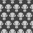 thumbnail image 1 of Ahgly Company Indoor Square Patterned Gray Cloud Gray Area Rugs, 7' Square, 1 of 1