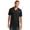 Jet Black, variant on Port & Company 54oz 100% Cotton V-Neck TShirt (PC54V) Jet Black, S