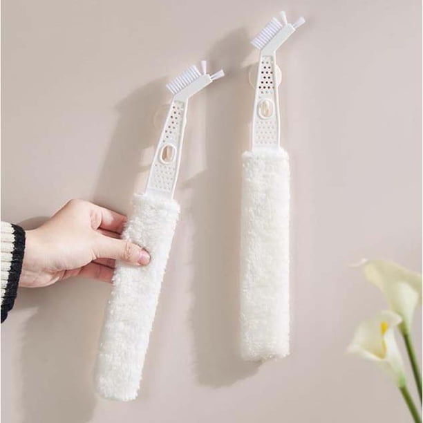 Cepillo para limpieza de ventilaciones | Herramienta para retirar persianas de cerdas de nylon rígido | Cepillo ventilador desmontable para suciedad, espuma de jabón, baldosas, cerámica, madera dura
