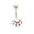 thumbnail image 2 of Bague Nombril Ovni avec Bijoux 14g, 2 of 6