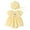 Yellow, variant on Otqutp Toddler Beach Jumpsuit Baby Girls Clothes Lace Jumpsuit Ruffles Romper Short Sleeves Romper Bodysuit Sunsuit Outfits Set