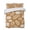Orange, Warm White, Caramel, Clay, variant on Quilts King Size, Beige Pumpkins Fall Soft Comforter Bedding Set for Bed, Thanksgiving Tropical Palm Rustic Lightweight Quilted Bedspread with Pillow Cover(2 Pieces) for All Season, 96x106 Inch