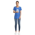 thumbnail image 2 of Time and Tru Women's Maternity Graphic Tee with Short Sleeves, Sizes S-XXL, 2 of 6