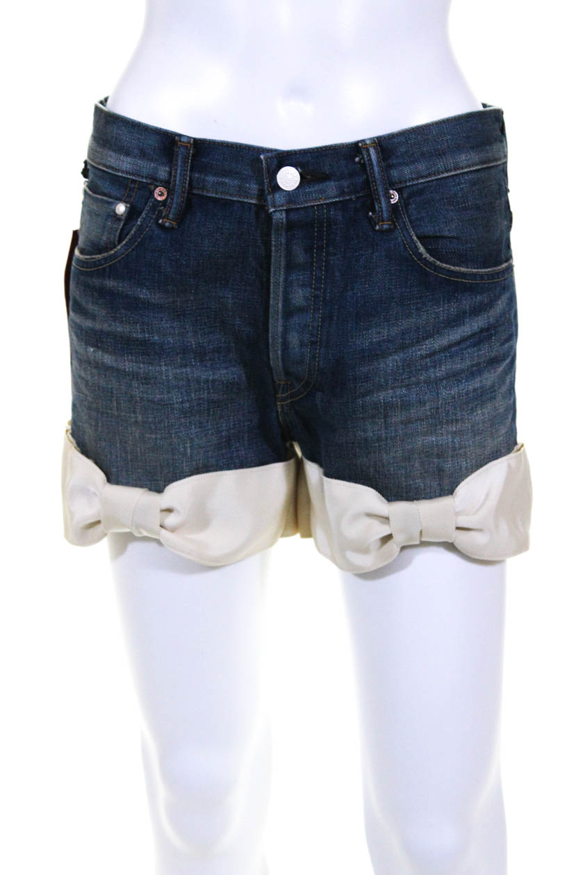 Tu Es Mon tresor Womens White Ribbon 