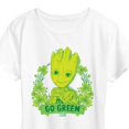 thumbnail image 3 of Marvel Guardians of the Galaxy - Groot Go Green St. Patrick's Day - Women's Short Sleeve Graphic T-Shirt, 3 of 5