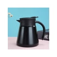 thumbnail image 3 of Thermal Coffee Carafe Tea Pot 880ML Stainless Steel Insulation Pot Double Wall Vacuum Insulated Coffee Water & Beverage Dispenser (Black) ,Thermal Coffee Jug With Lid Black, 3 of 5