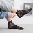 thumbnail image 2 of Rocae Mardi Gras5 for Premium Adult Socks,Comfortable, Breathable, and Durable Socks, Perfect for Everyday Wear, 2 of 7