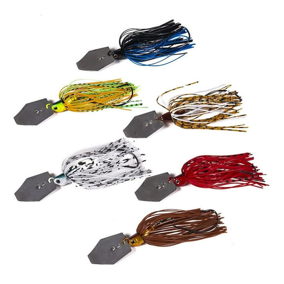 Fishing Lures, Spinner Bait, Rotating Fish Simulation With Metal Construction, 6-Piece Set For River Lake Fishing, Predator Fish, 3.94 In Length 0.024 Lb