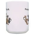 thumbnail image 3 of ThisWear Funny Cat Cups People Suck Cat Gift Set Cat Lovers Gifts 2 Pack 15oz Coffee Mugs, 3 of 4