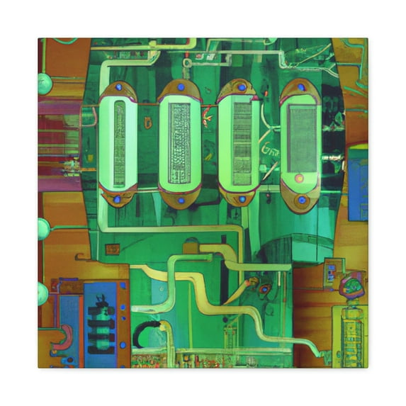 Electricity Meets Artistry - Canvas