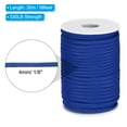 thumbnail image 2 of Uxcell Paracord Rope 330lb, 4mm 7 Strands Lanyard Spool Cord for Tent Camping, Hammock, Hiking,Fishing,Blue,98ft, 2 of 6