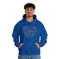 thumbnail image 6 of Peace And Love Peace Sign Heart Graphic Hoodie Sweatshirt, Sizes S-5XL, 6 of 9