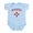 Sky Blue, variant on CafePress - New Mexico Infant Bodysuit - Baby Light Bodysuit, Size Newborn - 24 Months