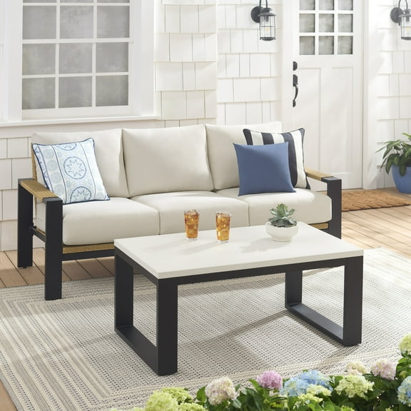 Better Homes & Gardens Ventura Outdoor Steel Patio Coffee Table