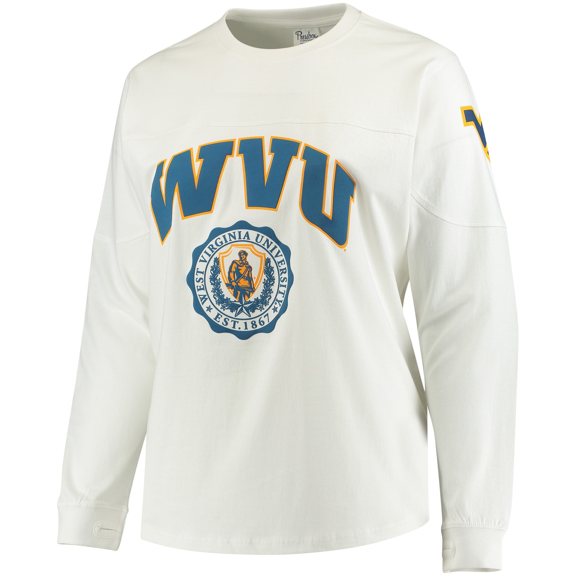 wvu women's plus size apparel