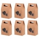 thumbnail image 3 of Cajas de regalo de papel kraft de 24pcs Bolsas de papel plegables portátiles con diseño de ventana, 3 of 8
