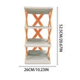 thumbnail image 4 of TUOBARR Multi Layer Shoe Rack Household Small Shoe Cabinet Economic Dormitory Door Shoe Rack Installation Free Folding Shoe Cabinet, 4 of 5