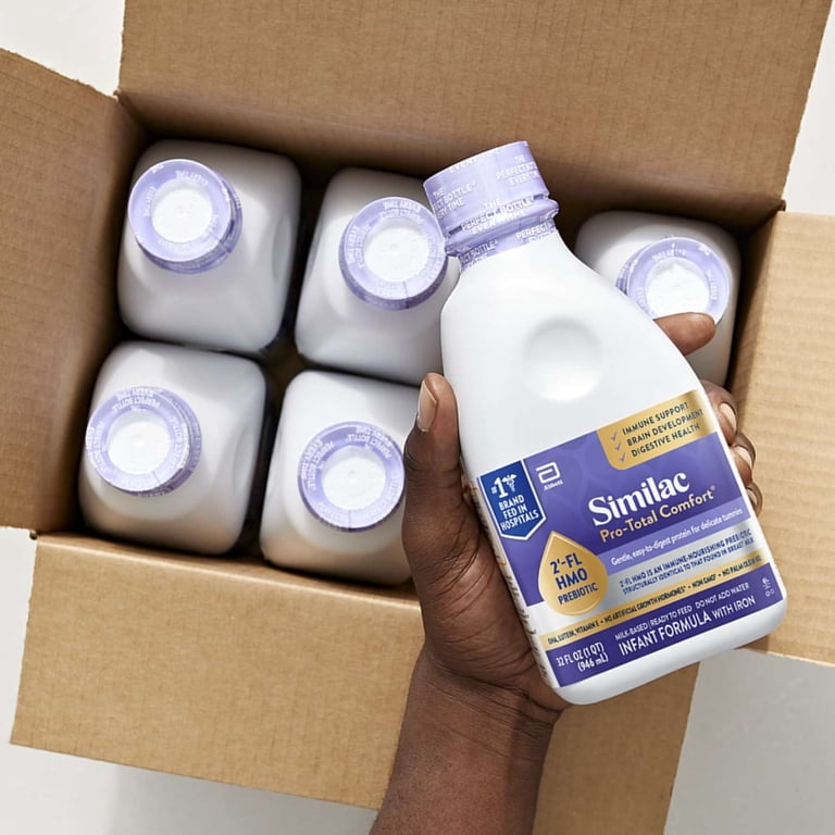 Similac Pro-Total Comfort Ready-to-Feed Baby Formula, 32-fl-oz